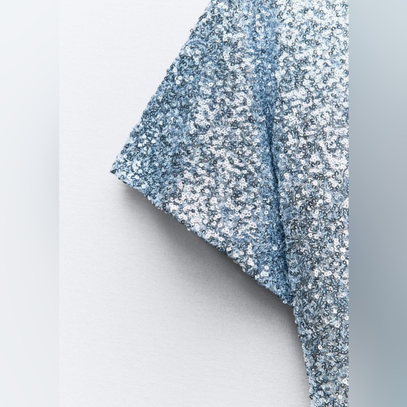 ZARA SHORT SEQUIN DRESS NWT - Picture 7 of 8